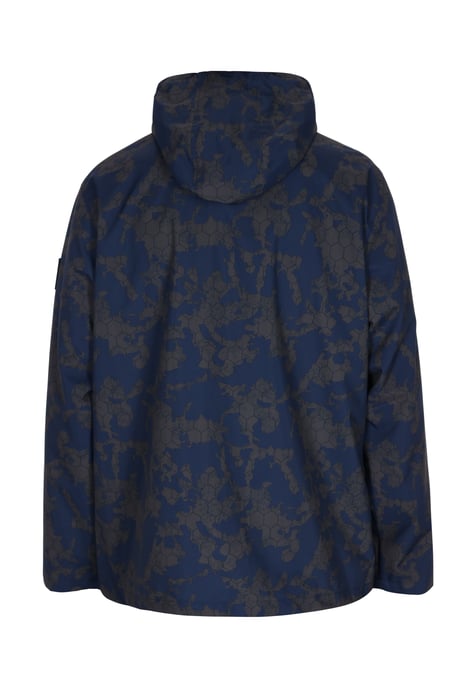 Schmuddelwedda Anorak Herren Dunkelgrau Marine Camouflage - Image 4