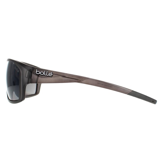Bolle Wrap Unisex Frost Black TNS Grey Polarized Fenix Sunglasses