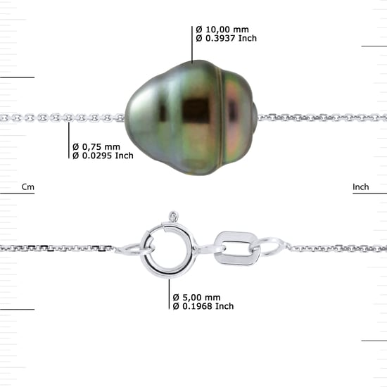 DIADEMA - Bracelet - Tahitian Pearl - Diamonds
