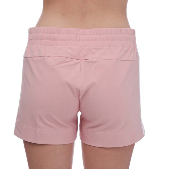 Women's adidas Essentials Slim 3-Stripes Shorts in Pink