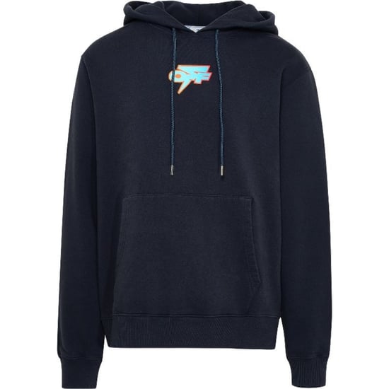 Off-White Degrade Thunder Slim Fit Navy Blue Hoodie