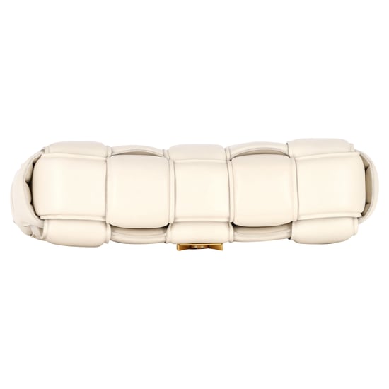 Bottega Veneta Gepolsterte Kassette Tasche aus weißem Lammleder - Image 4