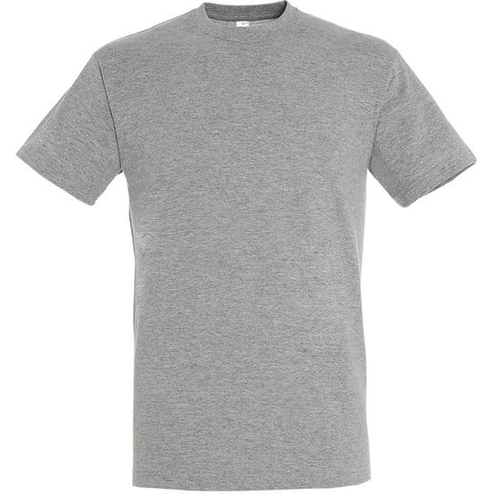 SOLS Herren Regent T-Shirt mit kurzen Ärmeln (grau meliert) - Image 1