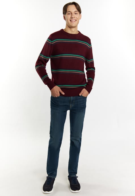 Mo Pullover Herren Bordeaux Mehrfarbig - Image 2