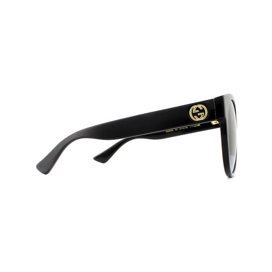 Gucci Sunglasses GG0035S 001 Black Grey Gradient