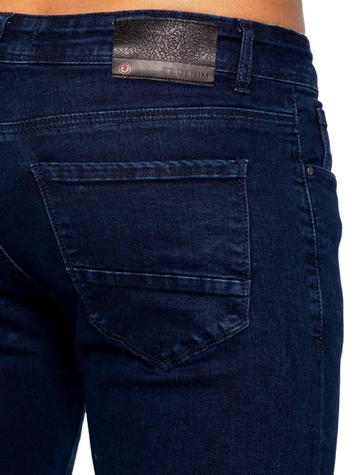 ETO | Herren Jeans mit geradem Bein - Navy - Image 5