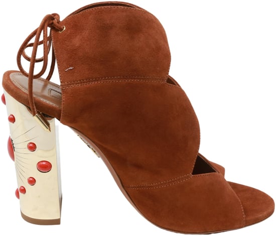Aquazzura Firenze Women's Pasadena Sun Sandal Leather Pump