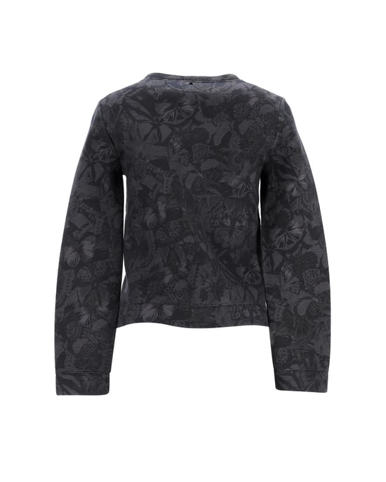 Valentino Sweatshirt mit Schmetterlingsdruck aus grauer Baumwolle - Image 3