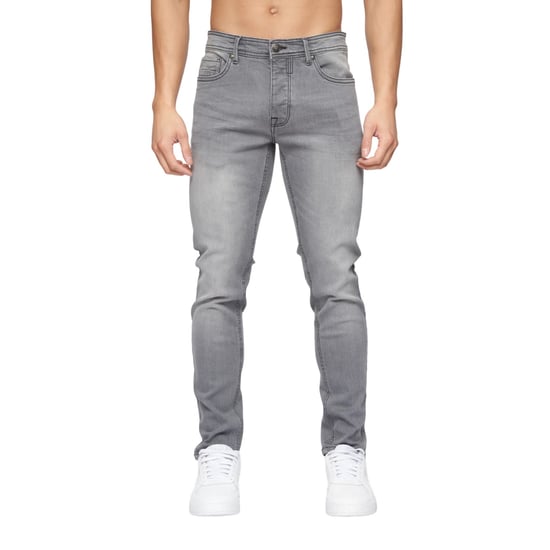 Crosshatch - "Buraca" Jeans für Herren (Graue Wäsche) - Image 1