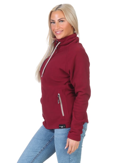 Rock Creek Fleecejacke Weinrot - Image 5