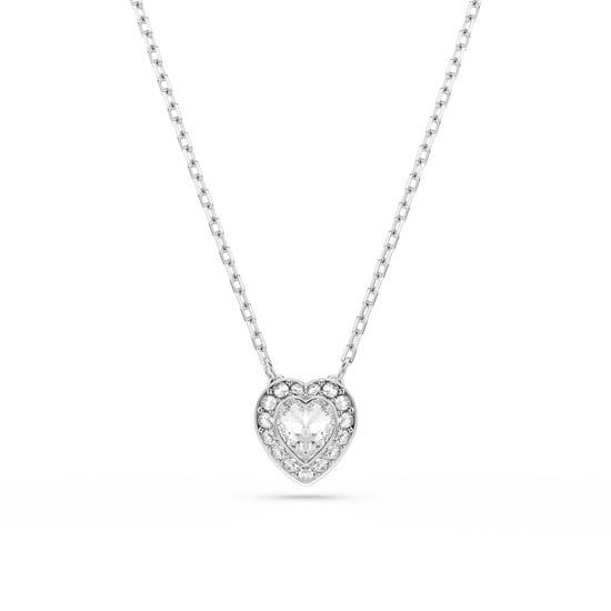 Swarovski 'Ss25 Capsule' Damen Basis-Metall-Set: Halskette + Ohrringe - Silber 5720849 - Image 5