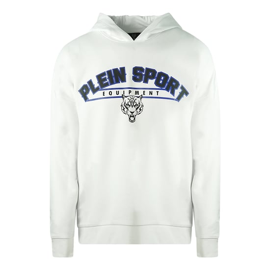 Philipp Plein Sport Ausrüstung Logo Weißer Hoodie - Image 1