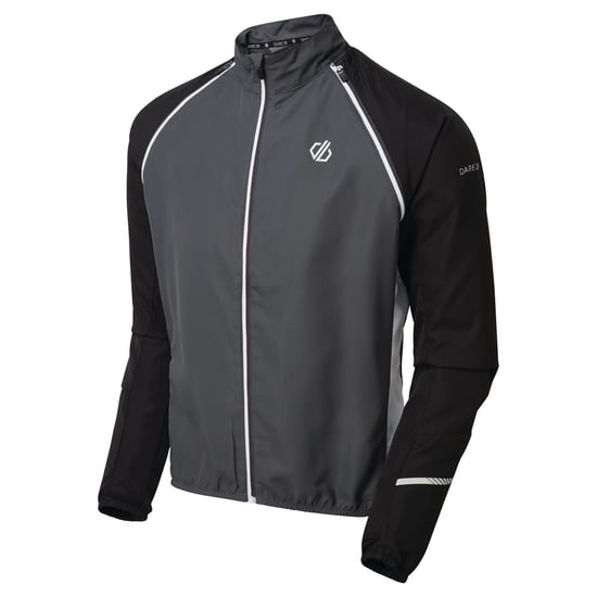 Dare 2B Mens Oxidate Windshell Jacket (Black/Ebony)