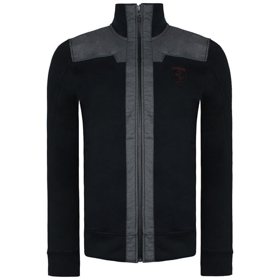Puma Scuderia Ferrari Herren-Trainingsjacke, Schwarz - Image 1