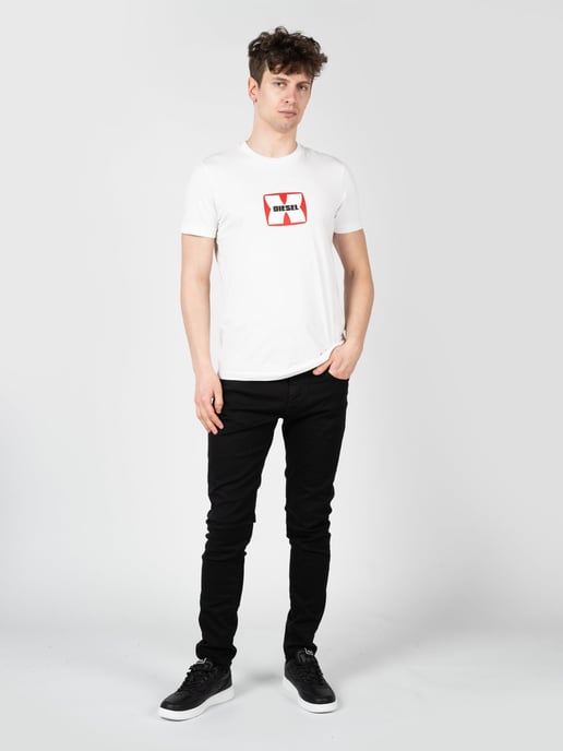 Diesel T-Shirt T-Diegor Herren weiß - Image 2