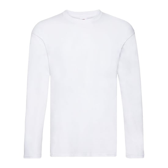 Fruit Of The Loom Herren R Langarm T-Shirt (Weiß) - Image 1