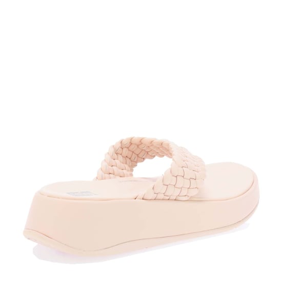 Sandales F-Mode plateforme cuir Fit Flop Pour Femme en Rose - Image 3