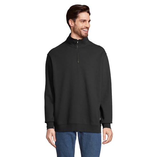 SOLS - "Conrad" Sweatshirt mit kurzem Reißverschluss für Herren/Damen Unisex (Schwarz) - Image 1
