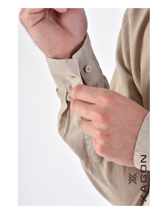 Xagon Hemd Manica Herren beige - Image 5