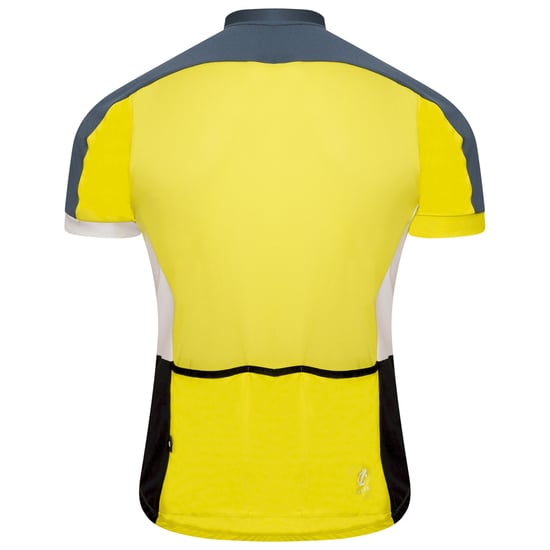 Dare 2B Mens Protraction II Recycled Lightweight Jersey (Neon Spring/Orion Grey)