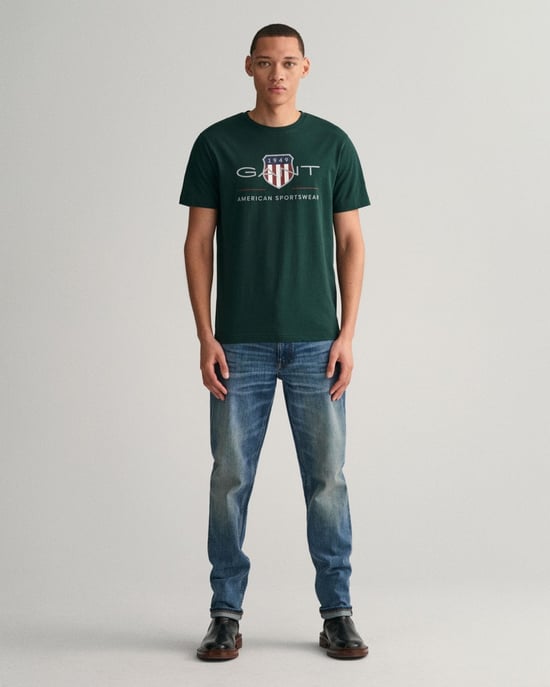 Gant Reg Archive Shield T-Shirt - Image 4