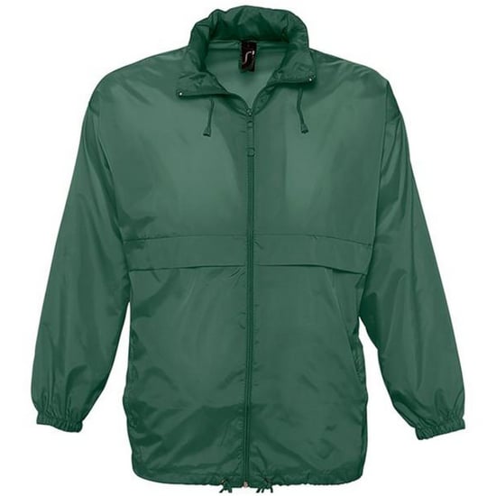SOLS Unisex Surf Windbreaker / Jacke, besonders leicht (Tannengrün) - Image 1