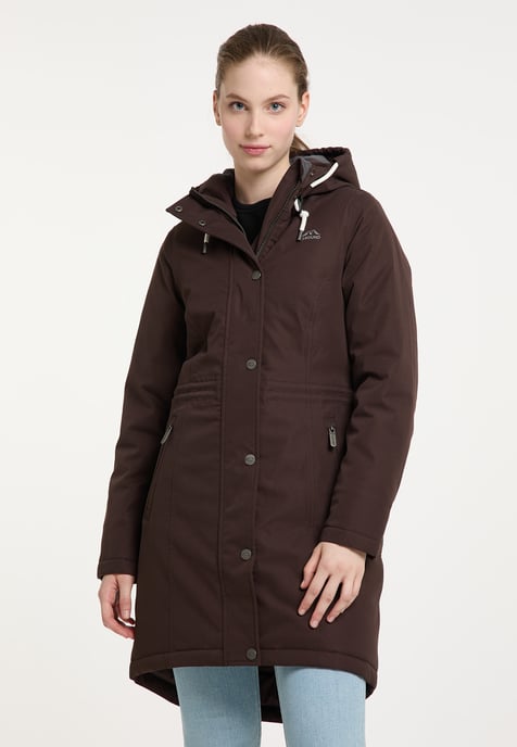 ICEBOUND Winterparka Damen Dunkelbraun - Image 2