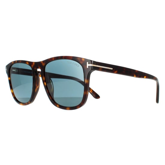 Tom Ford Quadratische Herren Sonnenbrille Dunkles Havanna Blau FT0930 Gerard - Image 2