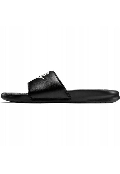 Nike Benassi Slip On Sliders in Schwarz/Weiß - Image 4