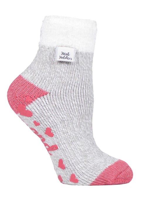Heat Holders Kuschelige, flauschige Bettsocken für Damen mit Federoberteil - Image 1