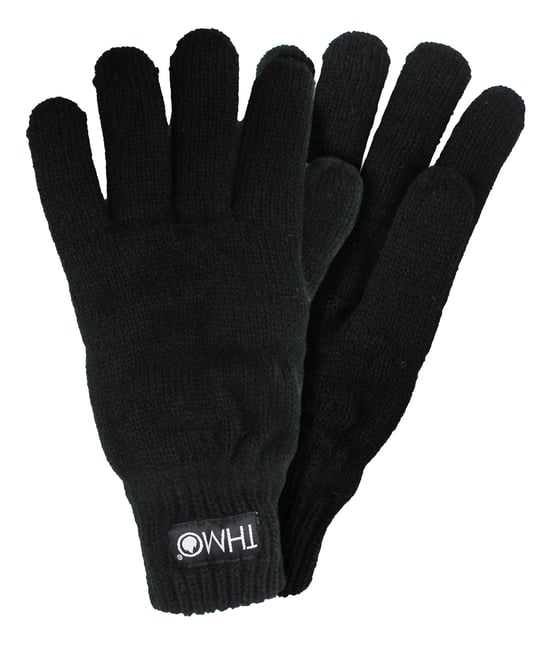 Damen Vollfingerhandschuhe mit Thinsulate-Futter - Schwarz - Image 1