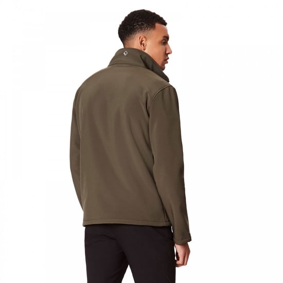 Regatta Great Outdoors Herren Cera III Softshell-Jacke (Khaki dunkel/Dunkelgrau) - Image 5