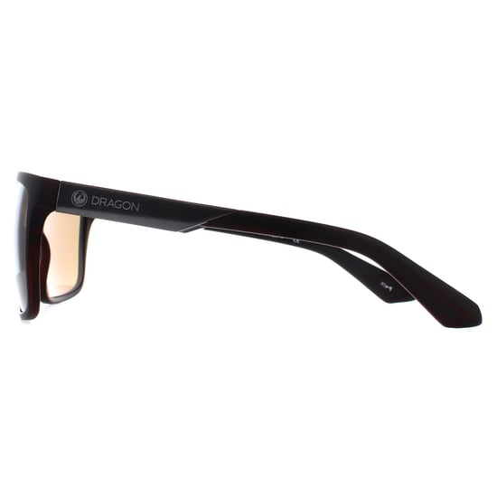 Dragon Rectangle Unisex Teak Wood Lumalens Brown Vinyl