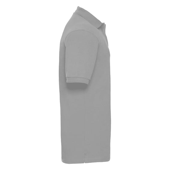 Russell Herren Ripp Polo-Shirt, Kurzarm (Hellgrau) - Image 2