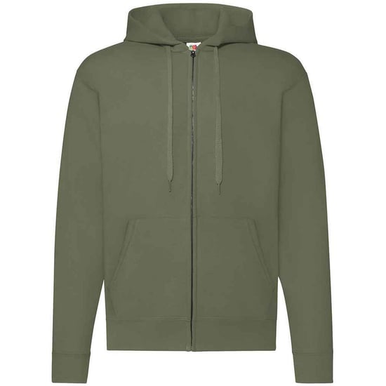 Fruit of the Loom - "Classic" Kapuzenpullover, Mit Reißverschluss für Herren (Klassisch Olivgrün) - Image 1