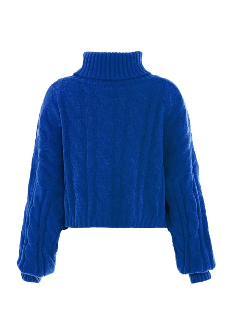 Mymo Rollkragenpullover Damen KÖNIGSBLAU - Image 2