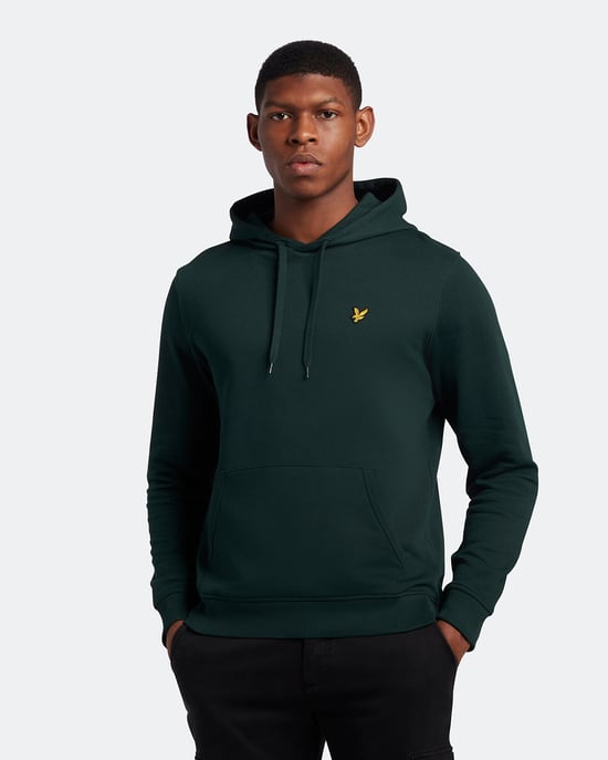 Lyle & Scott Pullover Hoodie in Grün - Image 1