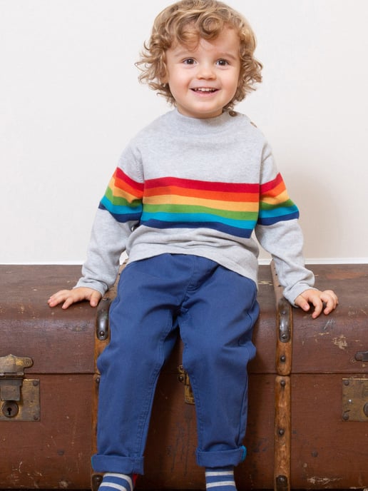 Kite Clothing Retro Rainbow Jumper