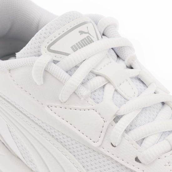 Boy's Puma Juniors Vis2k Trainers in White - Image 5