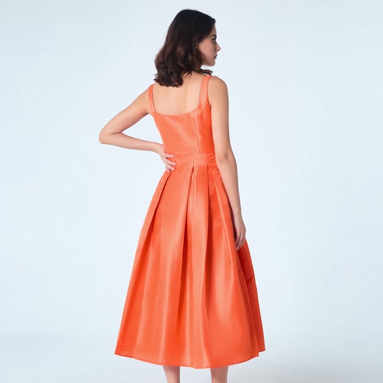 Fit-and-Flare-Cocktailkleid aus Taft - Image 3