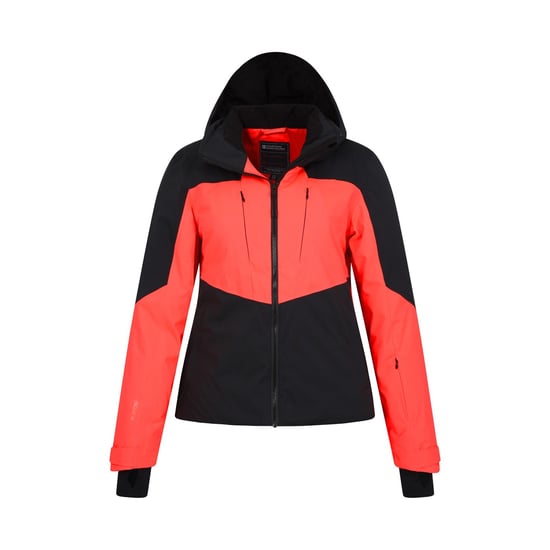 Mountain Warehouse Womens/Ladies Altitude Extreme RECCO Ski Jacket (Navy Blue/Red Orange)