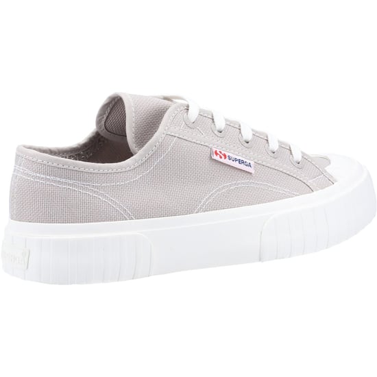 Superga 2630 Stripe 100% Baumwolle Damen Grau Colomba Turnschuhe - Image 2
