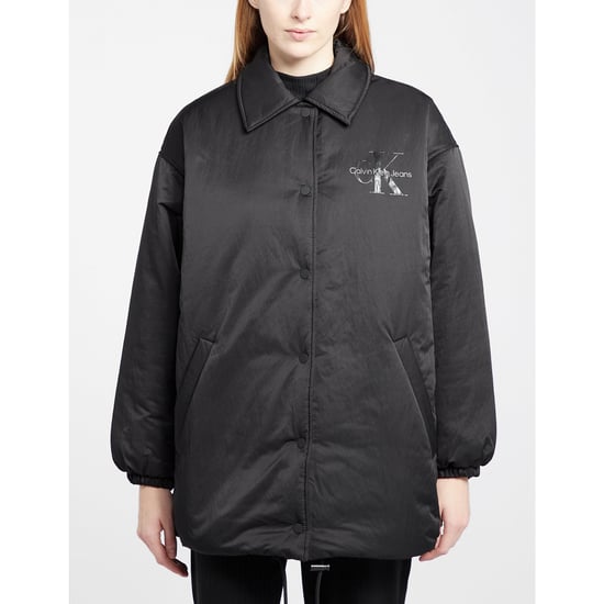 Women's Calvin Klein Oversized Padded Coach Jacket in Black