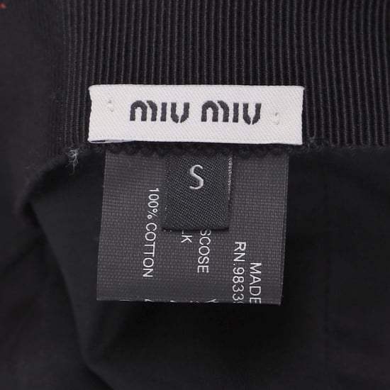 Miu Miu Logo-Patch Baseballkappe aus rotem Canvas - Image 6