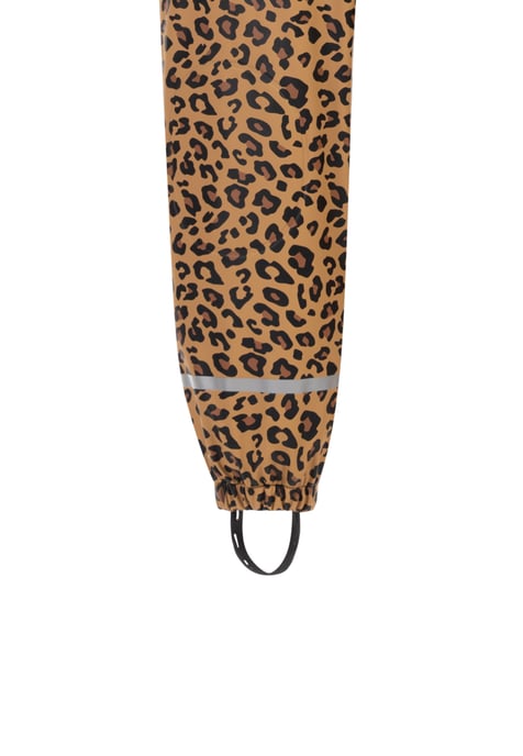Schmuddelwedda Regenhose Mädchen Schwarz Beige Leo - Image 4