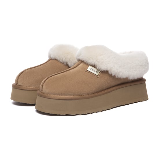 EVER AU Australia Women Topknot Leather Slippers