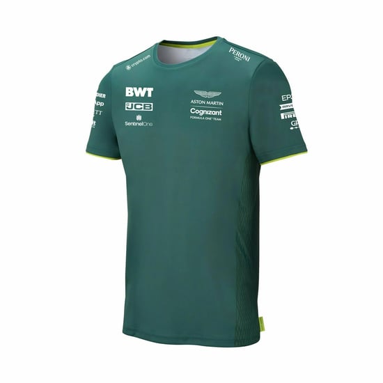 Aston Martin Cognizant F1 Official Mens Green T-Shirt