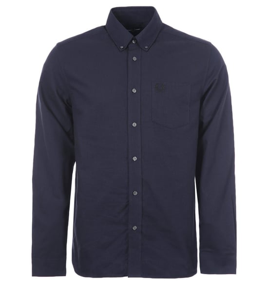 Fred Perry - Chemise Oxford brossé bleu marine pour homme - Image 1