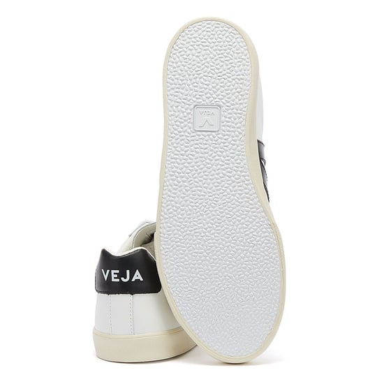 Veja Esplar Leder Womens Trainers - (Extra Weiß / Schwarz) - Image 6