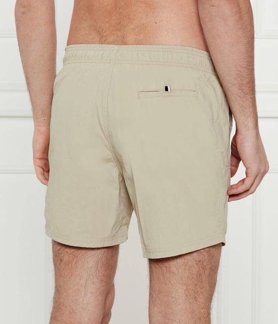 Hugo Boss Men's Swim Shorts in Beige - Image 3